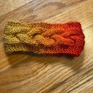 Child’s headband/earwarmer- hand knit, unique, one of a kind!